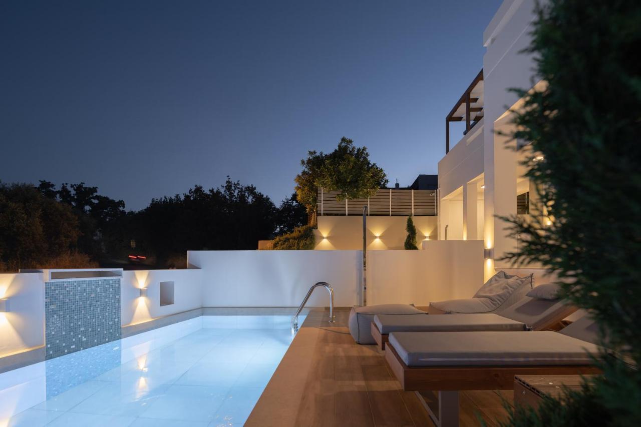De Light Boutique Villas I II & III - Close To Rethymno, By Thinkvilla Atsipopoulo Exteriör bild