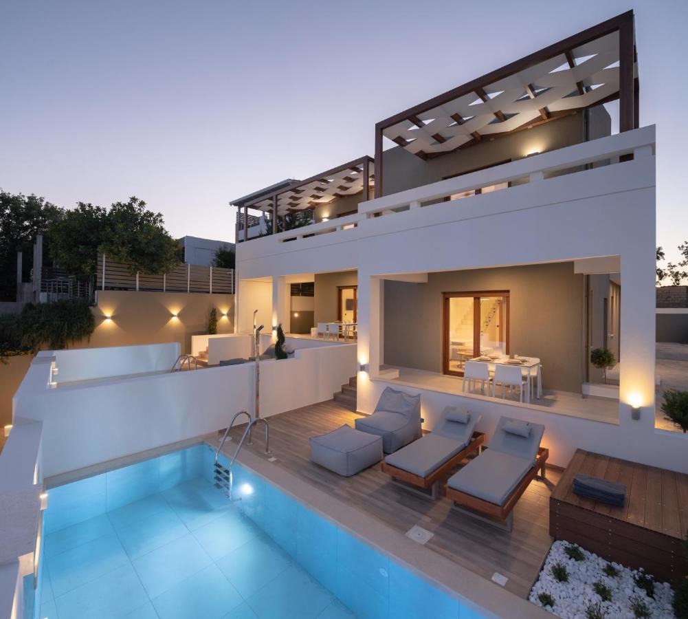 De Light Boutique Villas I II & III - Close To Rethymno, By Thinkvilla Atsipopoulo Exteriör bild
