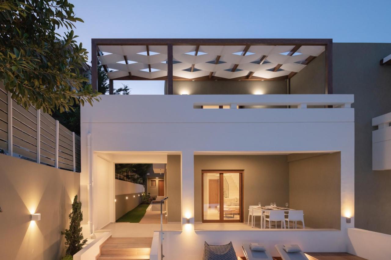 De Light Boutique Villas I II & III - Close To Rethymno, By Thinkvilla Atsipopoulo Exteriör bild