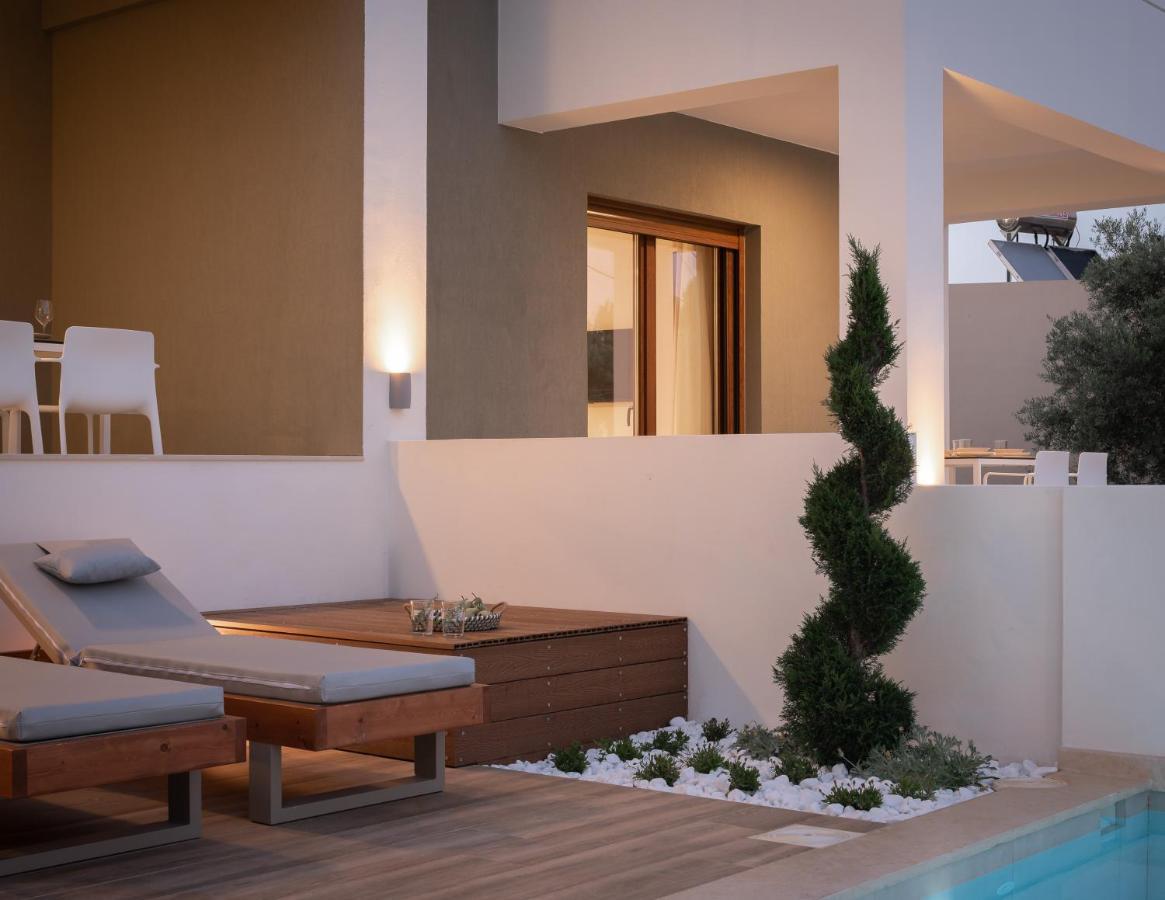 De Light Boutique Villas I II & III - Close To Rethymno, By Thinkvilla Atsipopoulo Exteriör bild