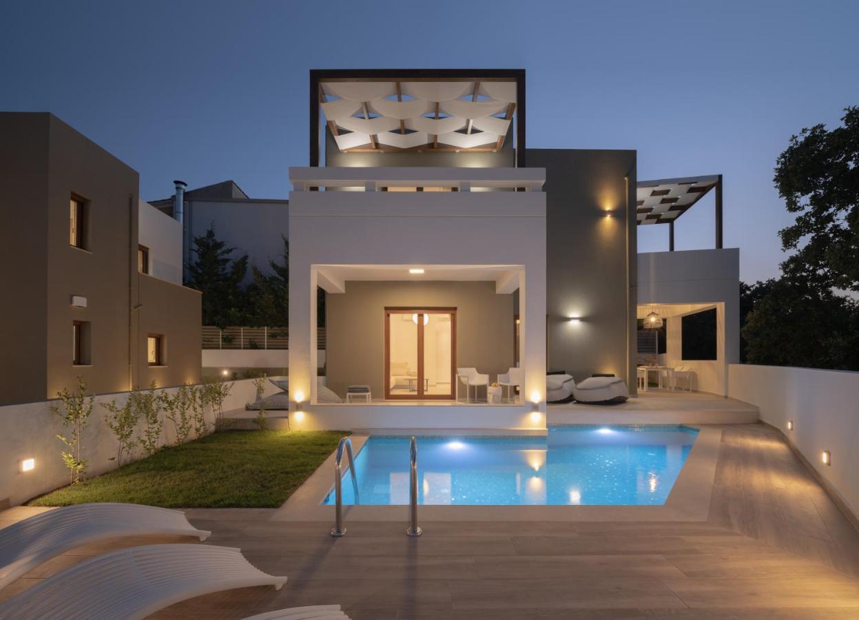 De Light Boutique Villas I II & III - Close To Rethymno, By Thinkvilla Atsipopoulo Exteriör bild